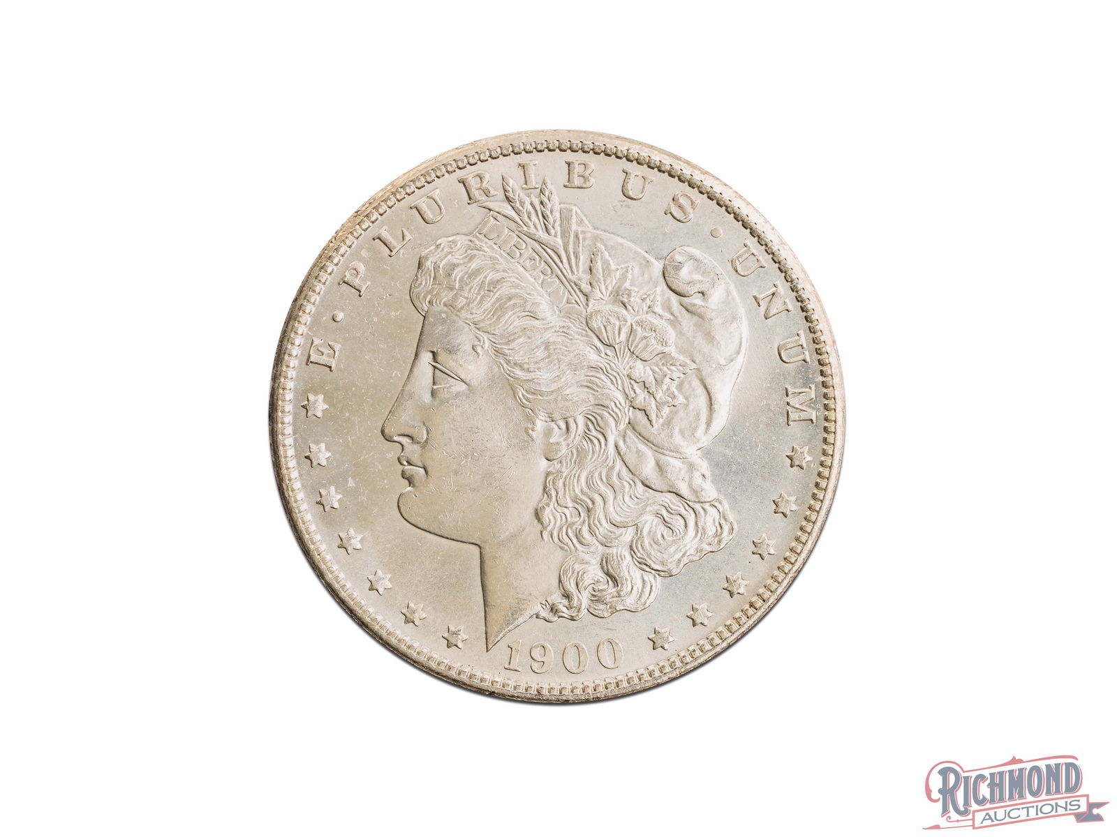 Tough 1900-S $1 Morgan Silver Dollar in Uncirculated Condition: As with the other 1900s dated Morgan Dollars, the San Francisco mintmark is much harder to come by. Bidders should aggressively chase this example with these Uncirculated details and pleasing eye-appe