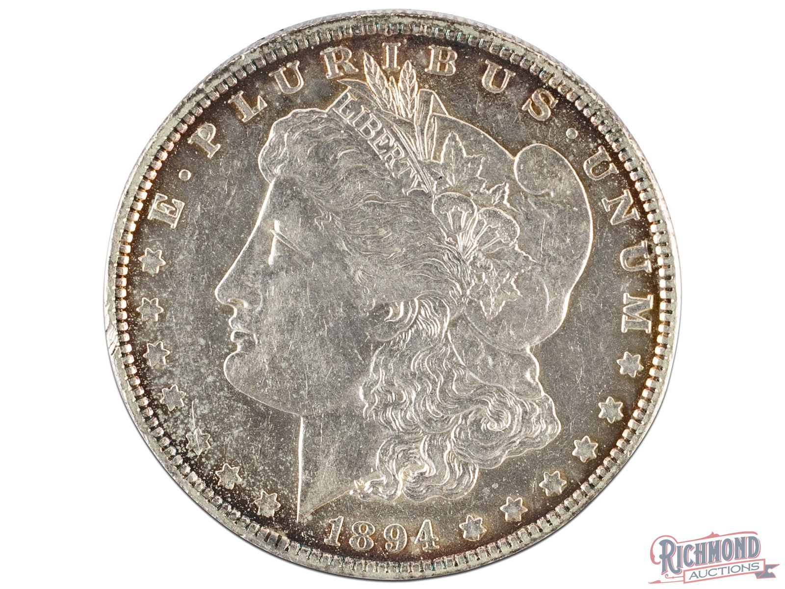 1894-O $1 Morgan Silver Dollar in About Uncirculated Condition (1 of 2)