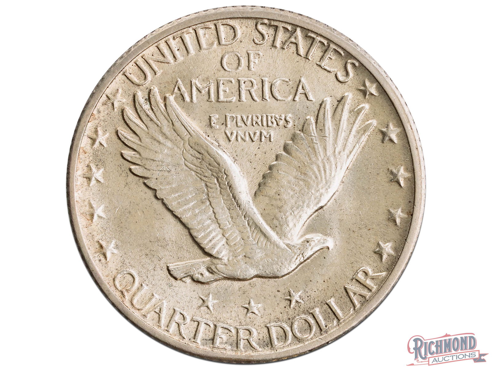 Last Year of the Standing Liberty Quarter in UNC Condition: While the 1930 SLQ is the most common date, it is also one of the most collected dates since it was the final year of production. This coin exhibits strong Uncirculated details throughout, with a poss