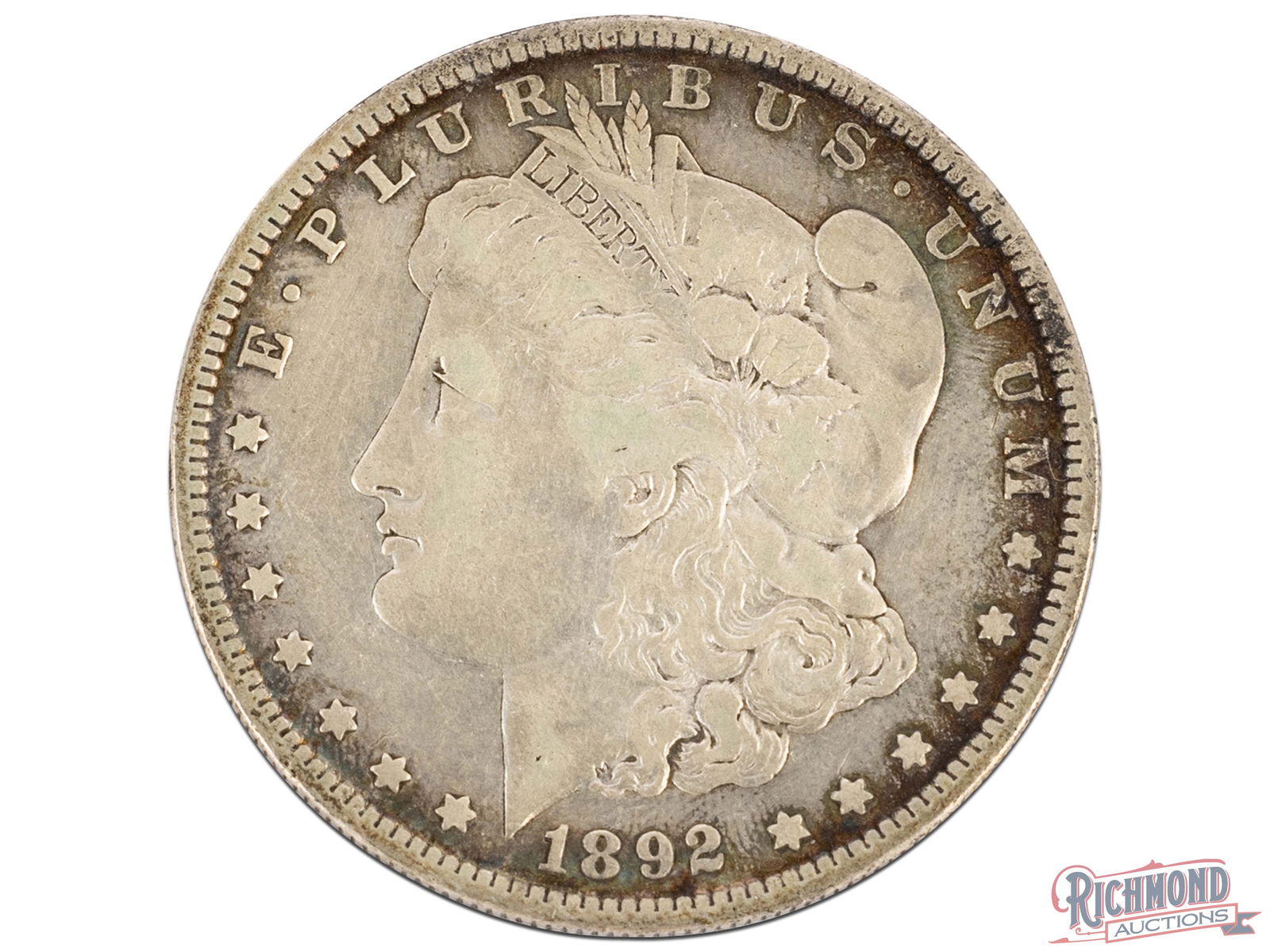 San Francisco Mint 1892 Morgan Dollar: This fine condition 1892-S Morgan Dollar may have seen some cleaning in the past. However, most of the cleaning is old and the coin still exhibits some of its original mint eye appeal. MANUFACTURER: U