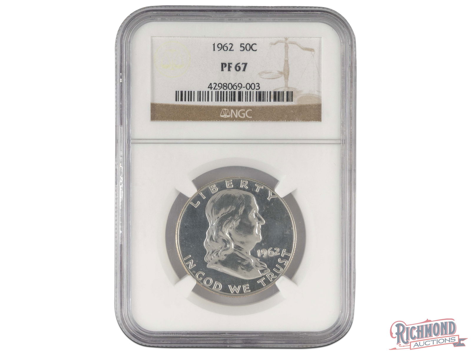 NGC Proof-67 1962 Franklin 50? (1 of 2)