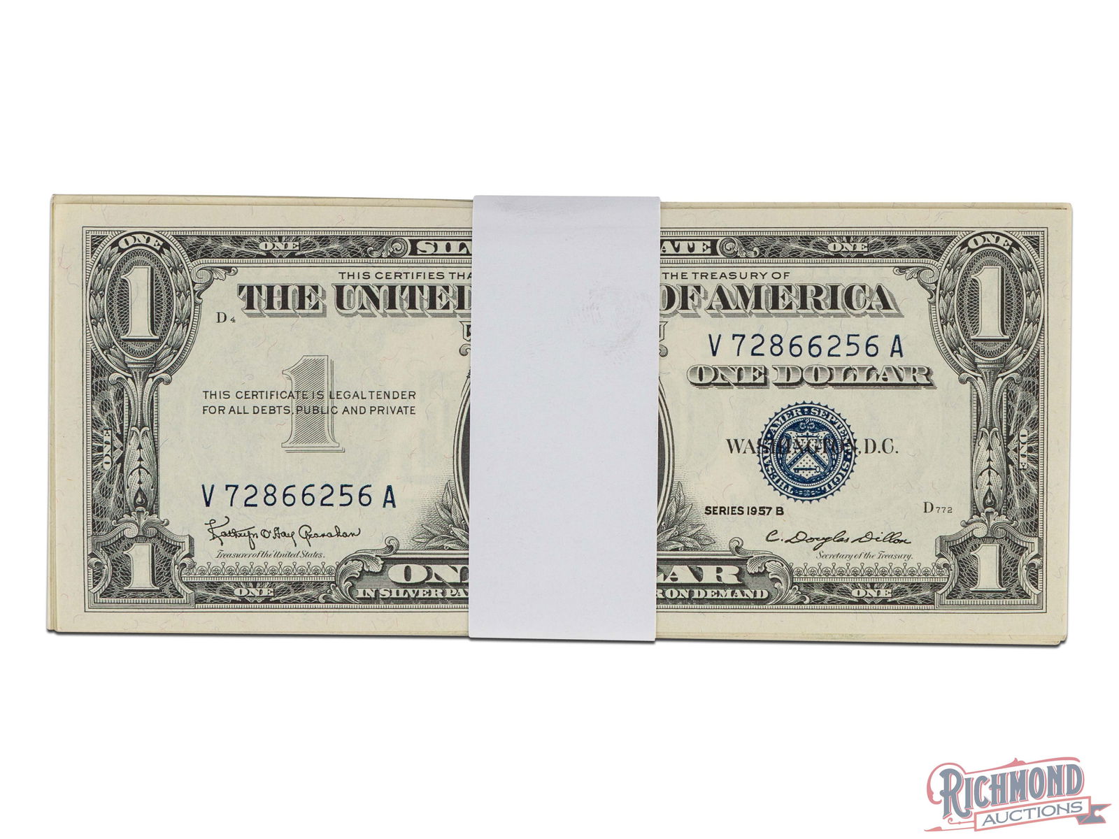1957 $1 100-Note Pack in Crisp Uncirculated Condition (1 of 4)