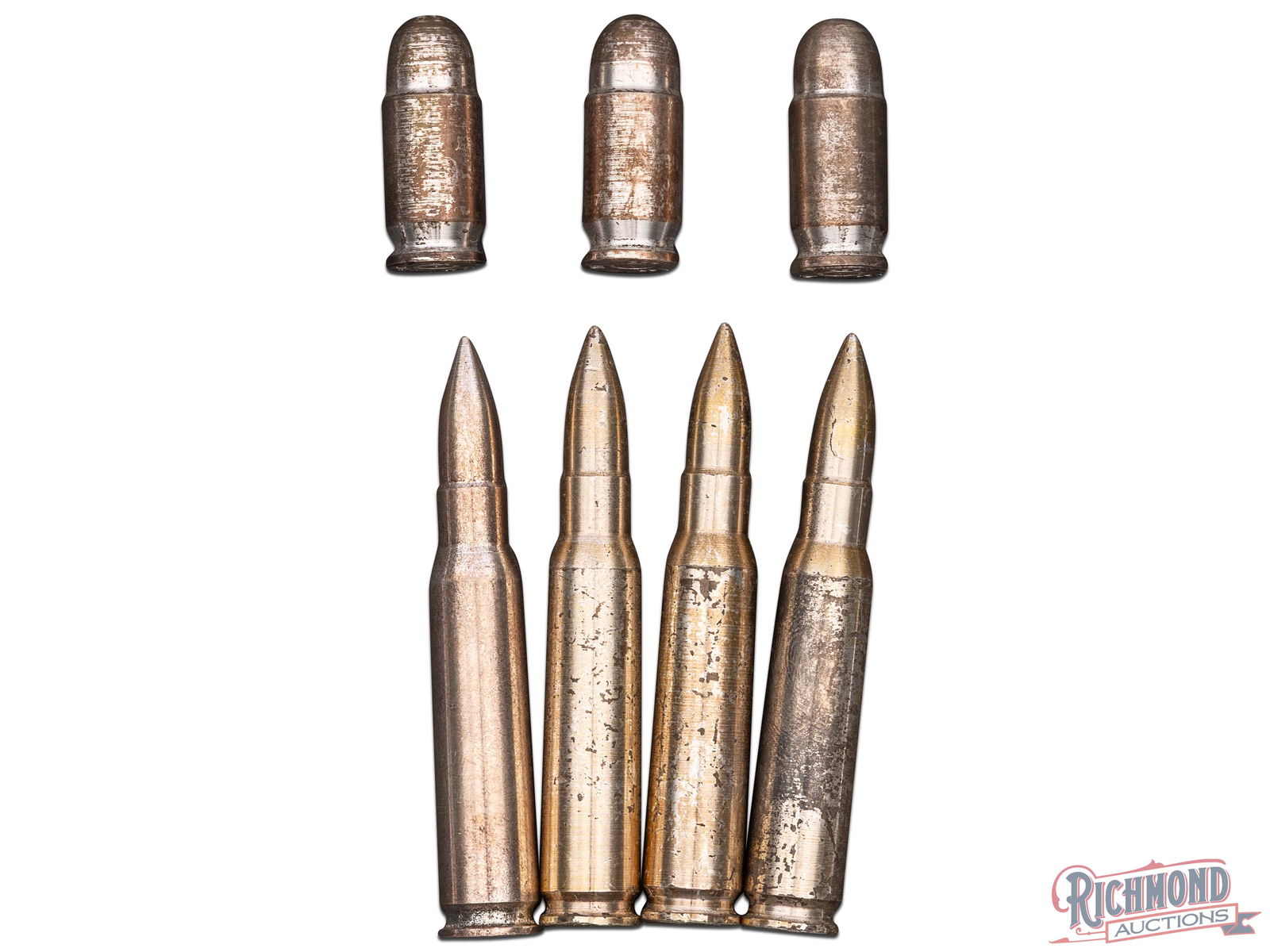 Lot of 11 oz of Silver Bullets, 2 oz Bullets (4) and 1 oz Bullets (3) (1 of 1)