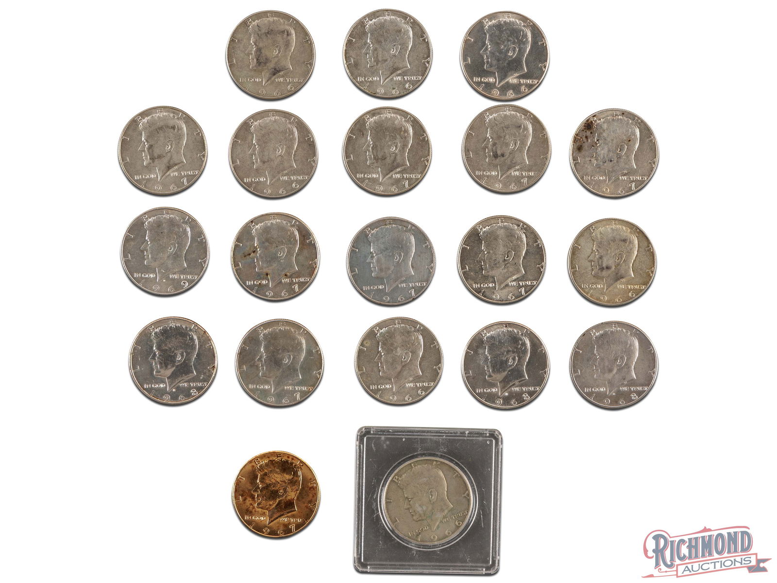 20 40% Kennedy Half Dollars, AU-UNC (1 of 2)