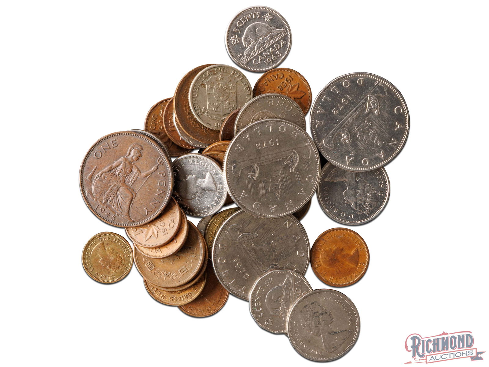 Small Lot of Foreign Coins (1 of 1)