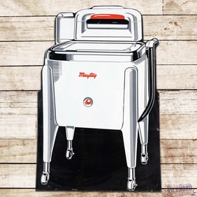 Maytag Washing Machines 6' Die Cut Single Sided Tin Sign