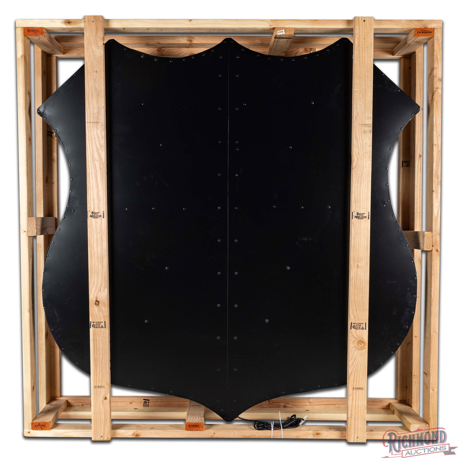 Excellent 1966 Phillips 66 Gasoline 6' Single Sided Porcelain Neon Service Station Sign - 4