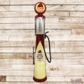 Ten Gallon Visible Gas Pump Restored Gilmore Red Lion Gasoline