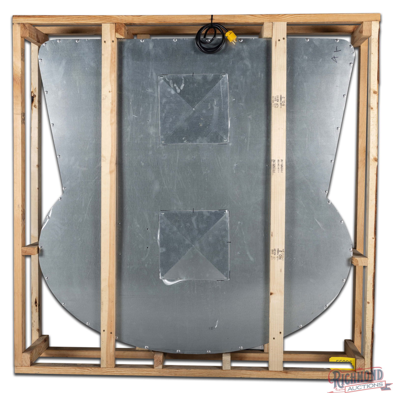 Treslar Comet Gasoline Single Sided Porcelain Neon Sign w/ Logo "Animated" - 4