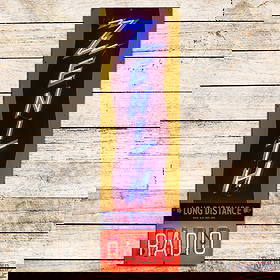 Zenith Long Distance Radio 5' Vertical Single Sided Porcelain Neon Sign: SSP (Single Sided Porcelain) sign with added neon and metal can has excellent color and gloss. The sign features two-color neon with classic "Zenith" lettering with a stylized lightning bolt. The fiel