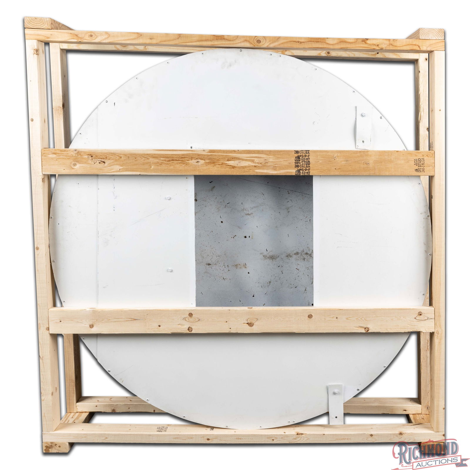 Cook's Paints 54" Single Sided Porcelain Emb. Factory Neon Sign - 4