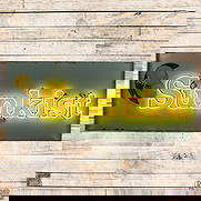 Amazing Sunkist 7.5' Single Sided Porcelain Neon Sign w/ Lemons: SSP (Single Sided Porcelain) two-piece sign with added neon and a new metal can has day one color and gloss. The sign features brilliant neon outlined lettering with colorful porcelain enamel colors