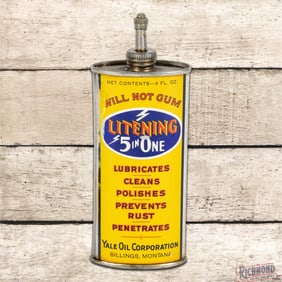 Amazing Litening 5 in One Yale Oil Billings Montana Metal Lead Top Handy Oiler
