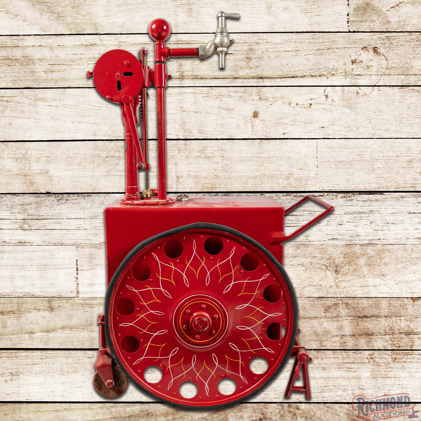 Wayne Model #188 Gas Pump Cart w/ Wheels (1 of 5)