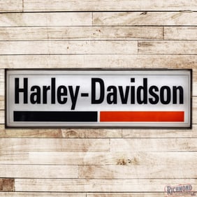 Impressive Harley Davidson DS Plastic Lighted Advertising Sign