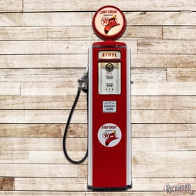 Tokheim Model #39 Computing Gas Pump Restored Mobilgas Regular Gasoline