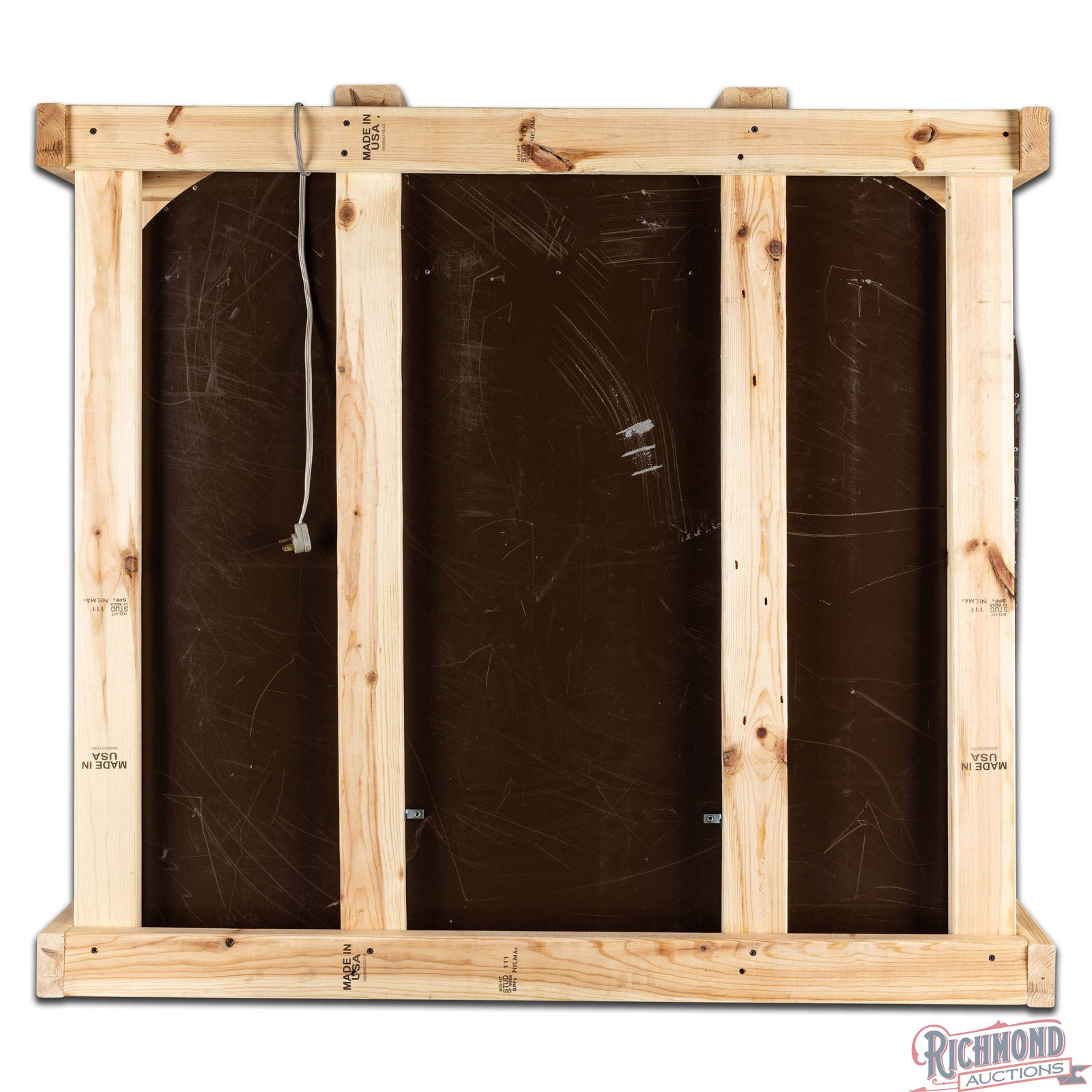 Amazing RCA Victor Radios Records Single Sided Porcelain Factory Neon Sign w/ Nipper - 4