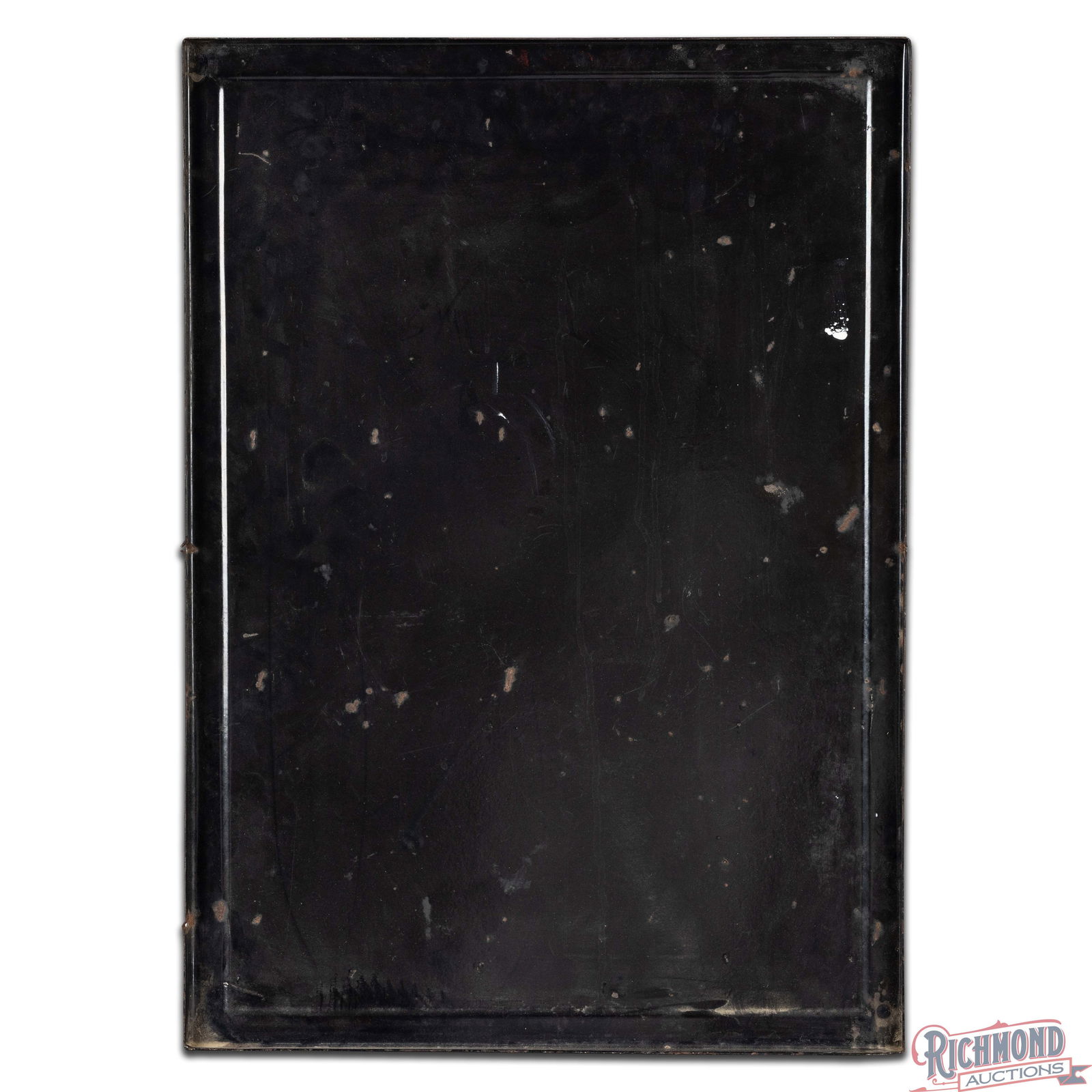 Outstanding Red Indian Motor Oils Single Sided Porcelain Sign w/ Native American Graphic - 3