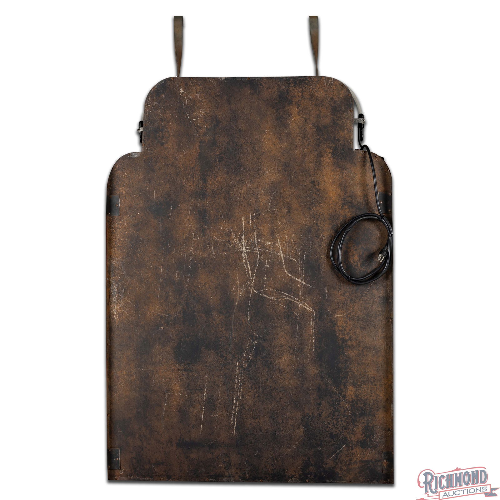 Rare Marathon Gasoline "Best in the Long Run" 4.5' Emb Porcelain Service Station Marquee Neon Sign - 4