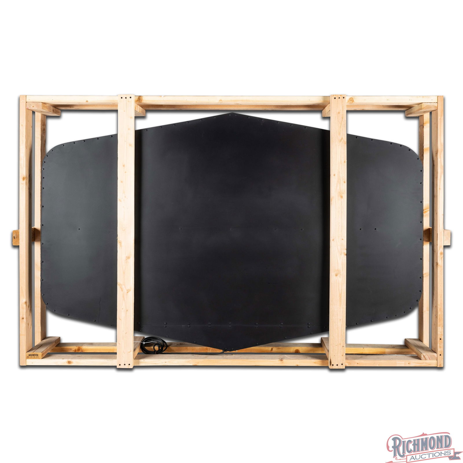 Superb Texaco Gasoline 7' Single Sided Porcelain Neon Service Station ID Sign - 4