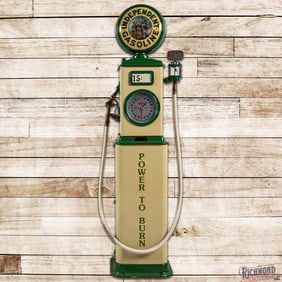 Bennett Model #150 Clockface Gas Pump Restored Independent Gasoline
