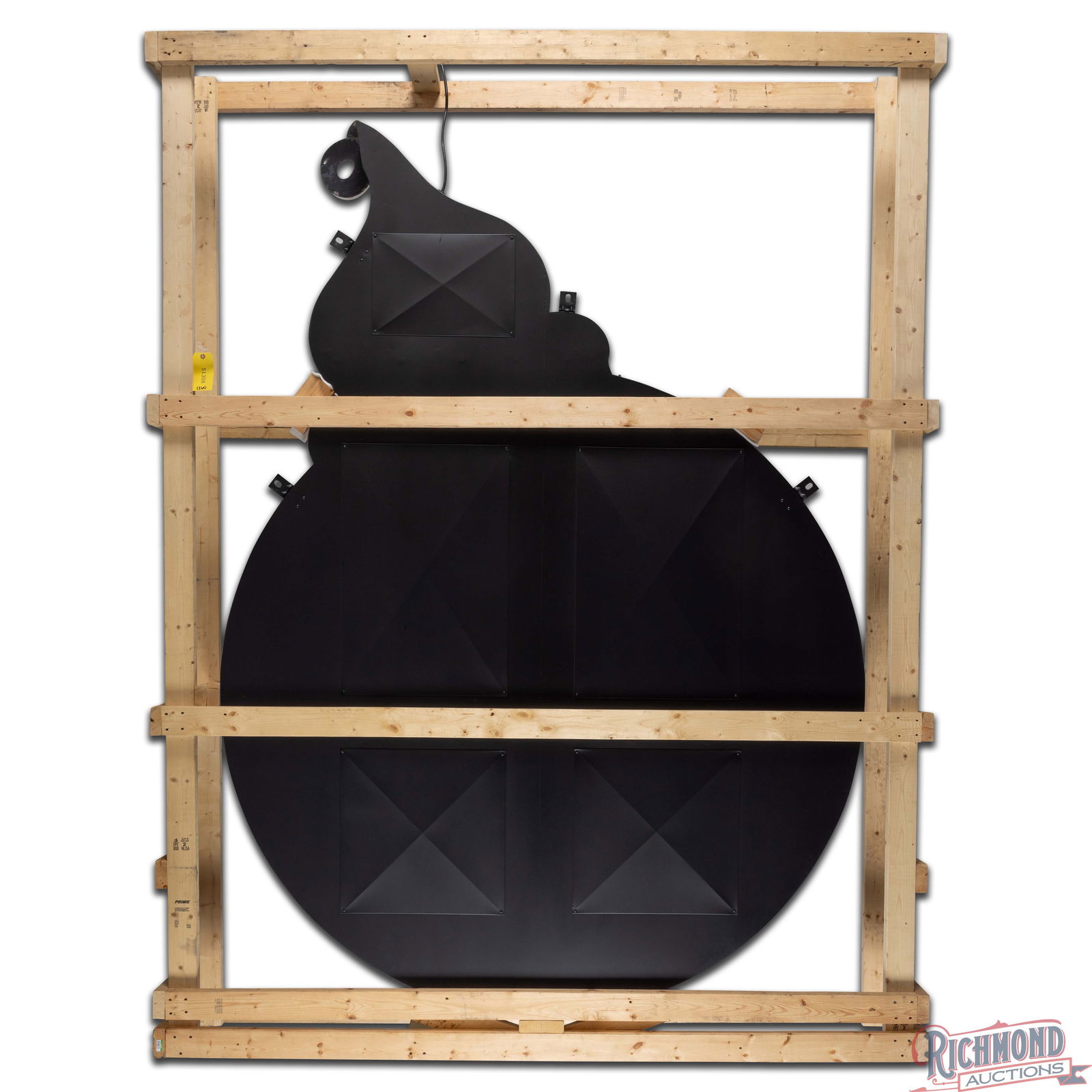 Dairy Queen 9' Die Cut Single Sided Porcelain Factory Neon Sign w/ Ice Cream Cone - 4