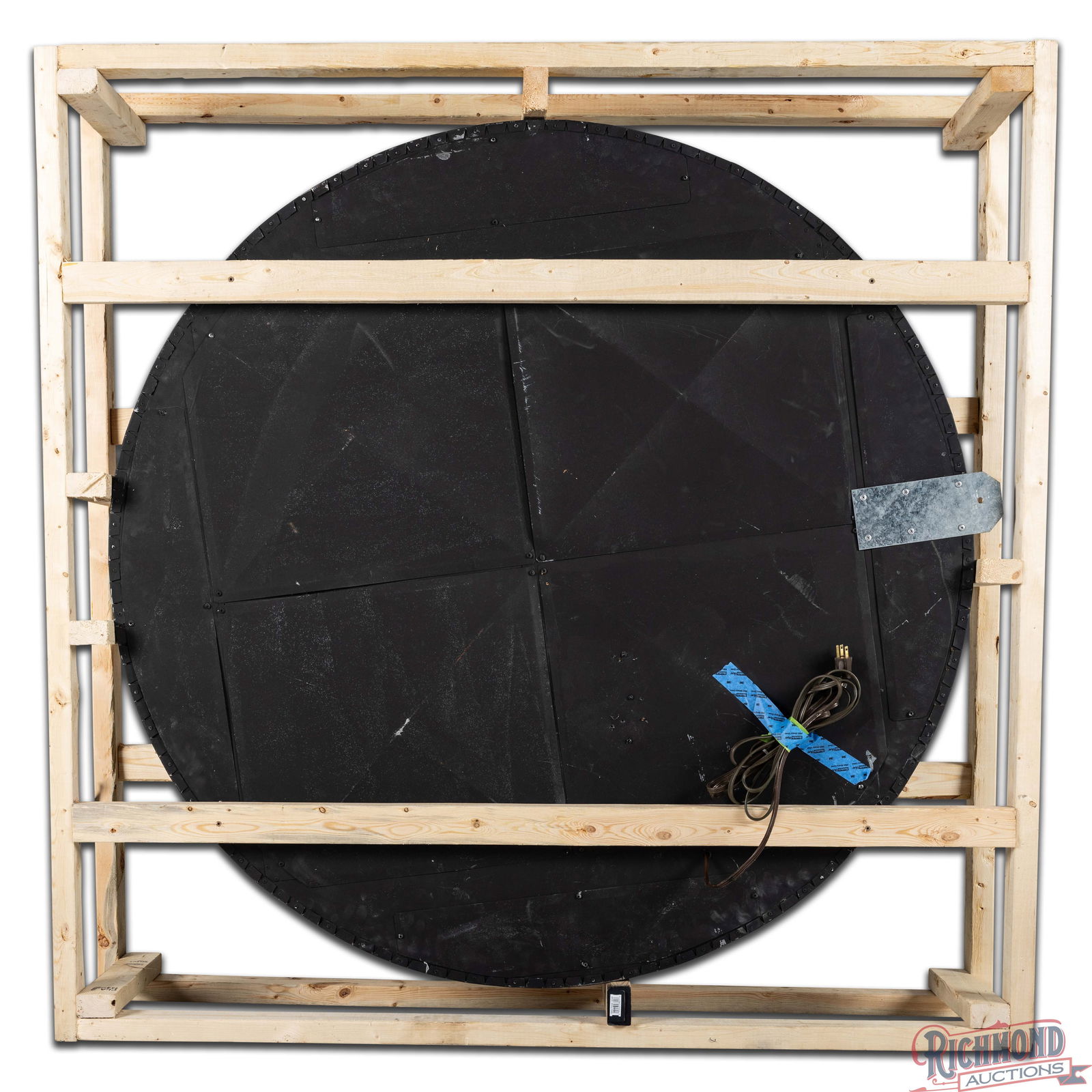 Amazing Chicken in the Rough Restaurant 4.5' SS Porcelain Factory Neon Sign w/ Bulb Perimeter - 4