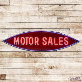 Motor Sales 15' Die Cut Factory Neon Sign