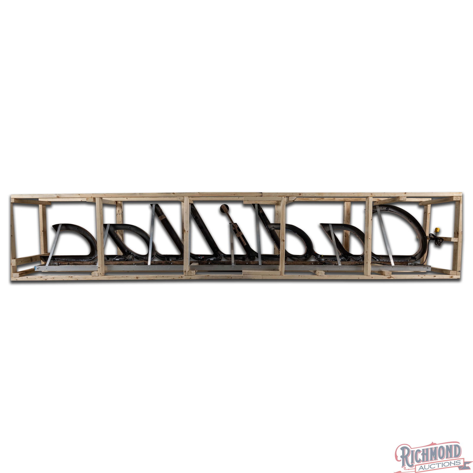 Cadillac Automobiles 13' 3D Single Sided Porcelain Neon Script Dealership Sign - 4