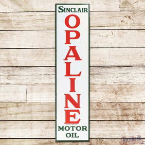 Outstanding Sinclair Opaline Motor Oil 5' Single Sided Porcelain Sign