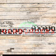 Incredible Little Tavern Shops Hamburger Restaurants 14' Single Sided Porcelain Sign: SSP (Single Sided Porcelain) multi-piece rolled edge sign has day one color and gloss. The fields are clean with vibrant colors and heavy shelving. The perimeters have minor wear with tiny edge chips.