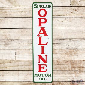 Sinclair Opaline Motor Oil 5' Single Sided Porcelain Sign