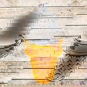 Ice Cream Cone Die Cut 5' Single Sided Porcelain Factory Neon Sign: SSP (Single Sided Porcelain) die cut factory neon sign with a metal can has good color and gloss. The sign has a great look with vibrant two-color neon. The display has surface wear with a color match