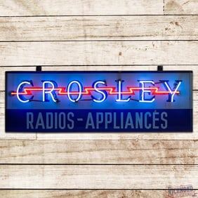 Crosley Radios - Appliances 6' Single Sided Porcelain Factory Neon Sign