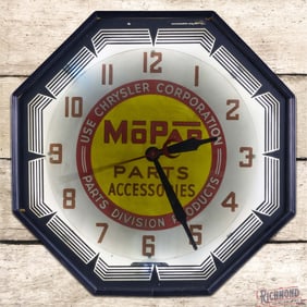 Neon Products 21" Mopar Parts Accessories Octagon Neon Advertising Clock