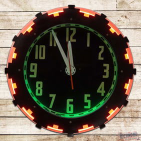 Neon Products 26" Aztec Advertising Clock