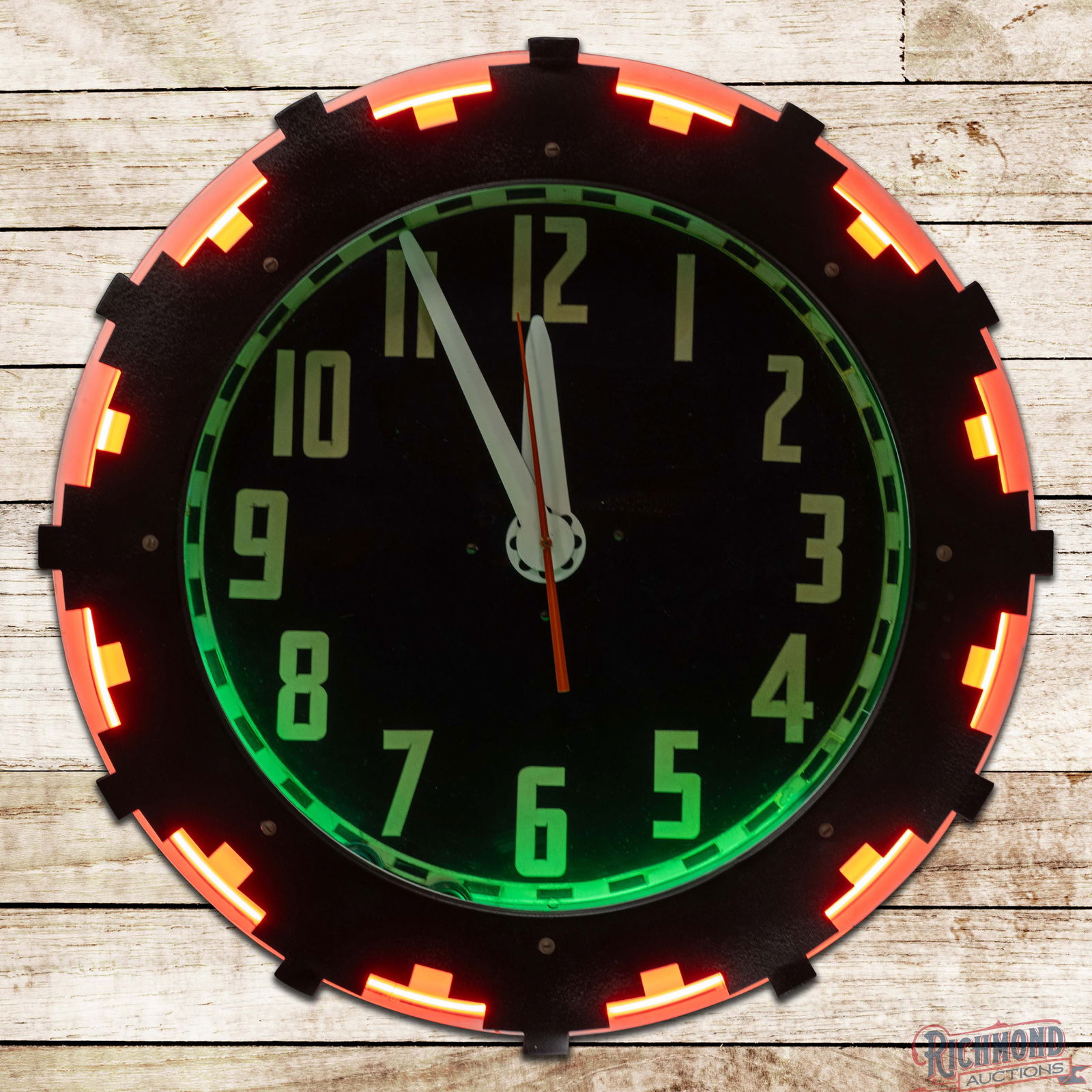 Neon Products 26" Aztec Advertising Clock (1 of 4)