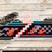 Fantastic Buick Valve in Head 6' Single Sided Porcelain Factory Neon Sign: SSP (Single Sided Porcelain) multi-piece factory neon sign with original metal can and bullnose has outstanding color and gloss. The field is in fantastic overall condition with minor surface