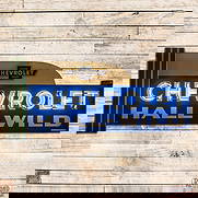 Amazing Chevrolet Hall-Wild Double Sided Porcelain Factory Art Deco Neon Sign w/ Logo: DSP (Double Sided Porcelain) multi-piece factory neon sign with the original metal can has day one color and gloss. The display field has minor discoloration at the stand supports, small chips and