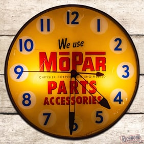 Mopar Parts and Accessories 15' Lighted PAM Advertising Clock