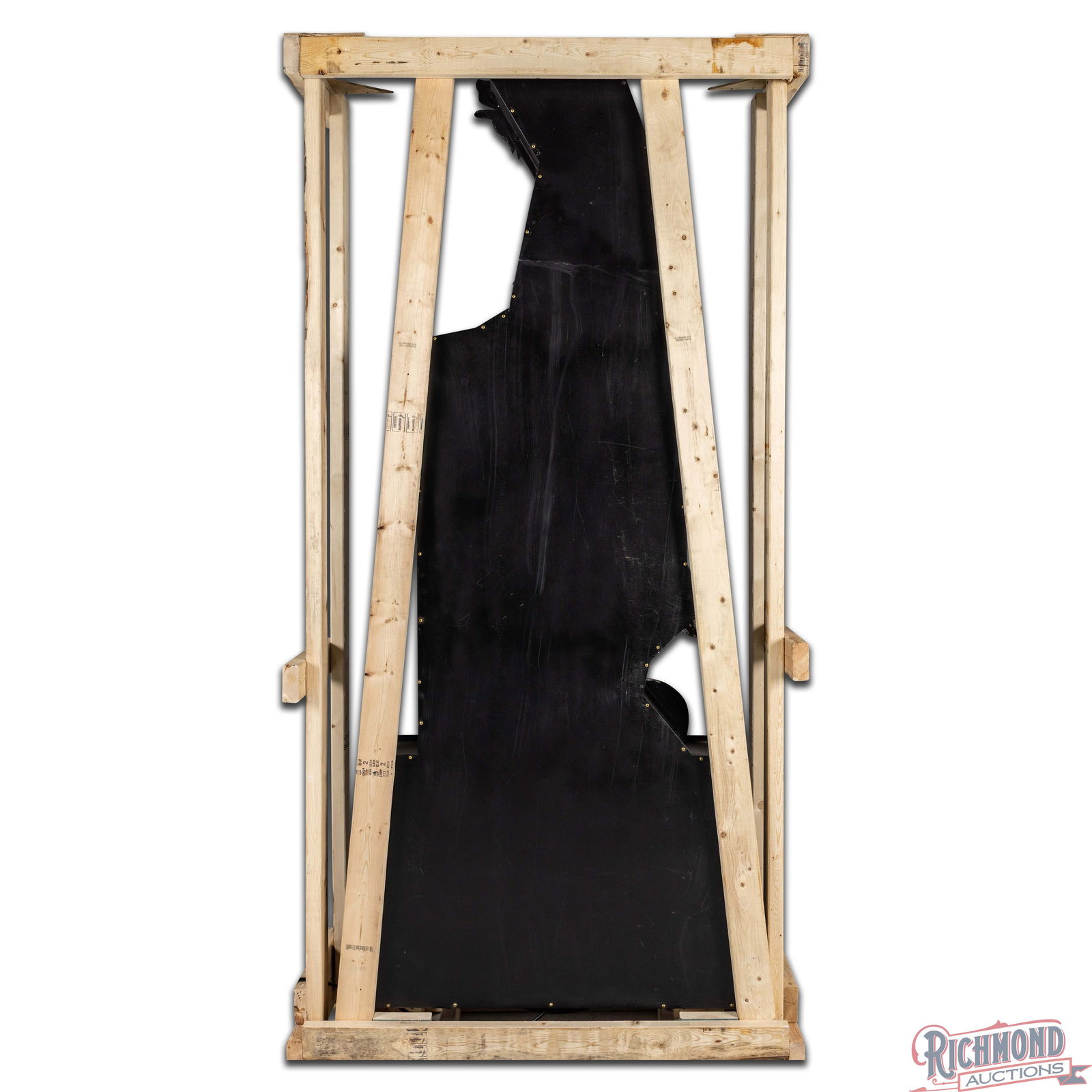 Furs Repaired & Remodeled Die Cut 8' Single Sided Porcelain Factory Neon Sign w/ Polar Bear - 4