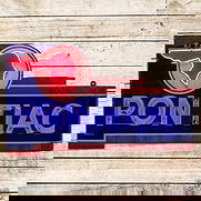 Pontiac Automobiles 6' Double Sided Porcelain Factory Neon Sign w/ Full Feather Logo: DSP (Double Sided Porcelain) die cut factory neon sign with the original metal can and bullnose has very good color and gloss. The field is very clean overall with light wear and areas of cloudiness i