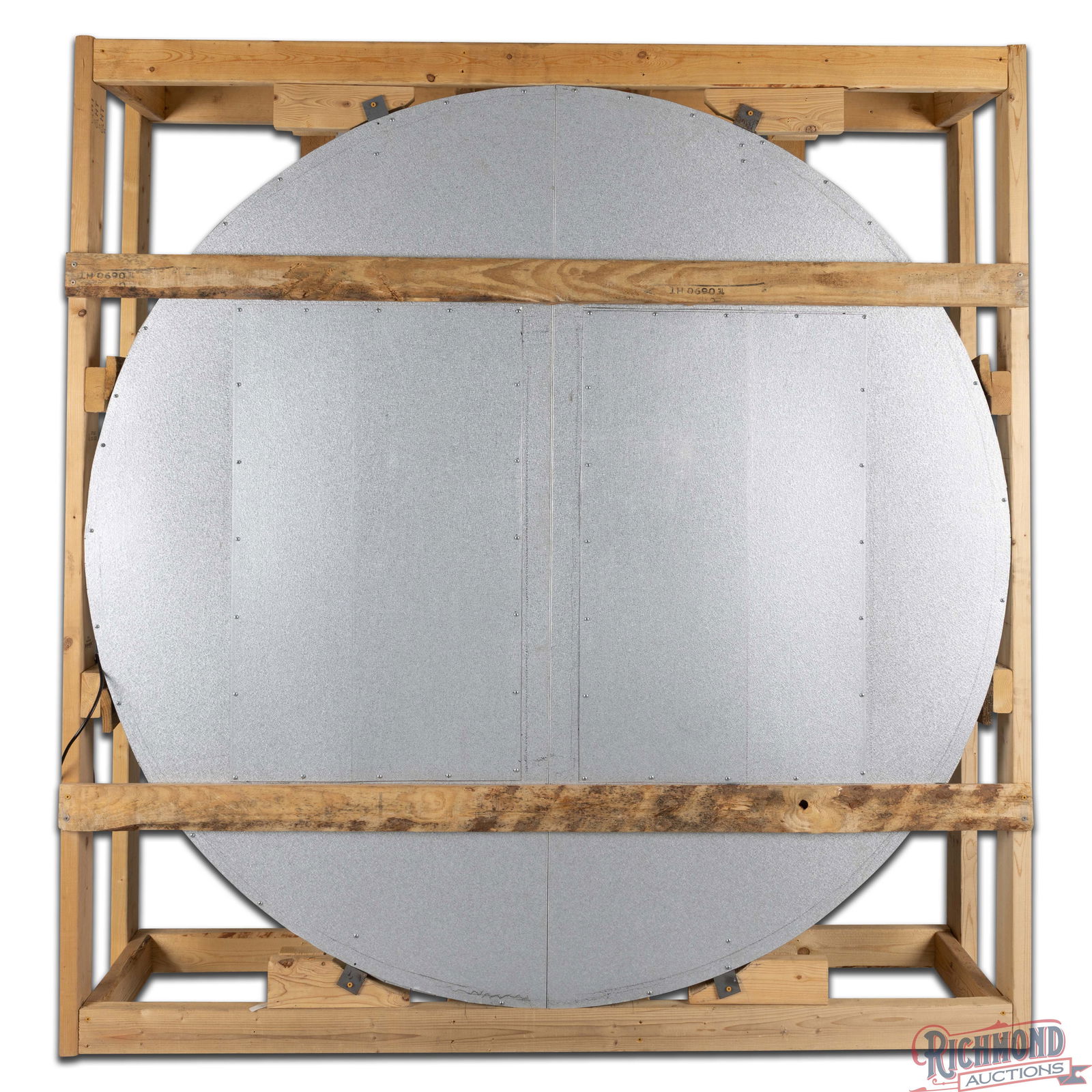 1936 Texaco Gasoline Service Station 6' Single Sided Porcelain Neon ID Sign - 4