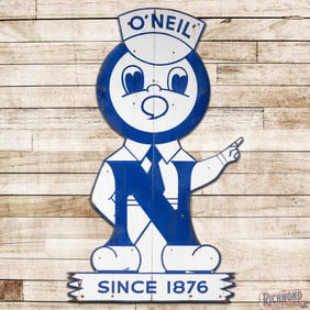 O'Neil "Since 1876" 10' Die Cut Single Sided Porcelain Sign