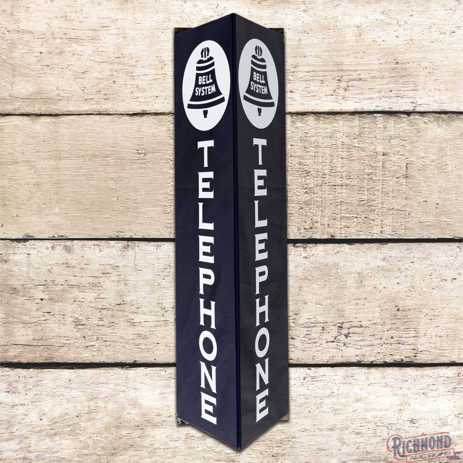 Rare Bell System Telephone 3D Flange Sign w/ Logo (1 of 3)