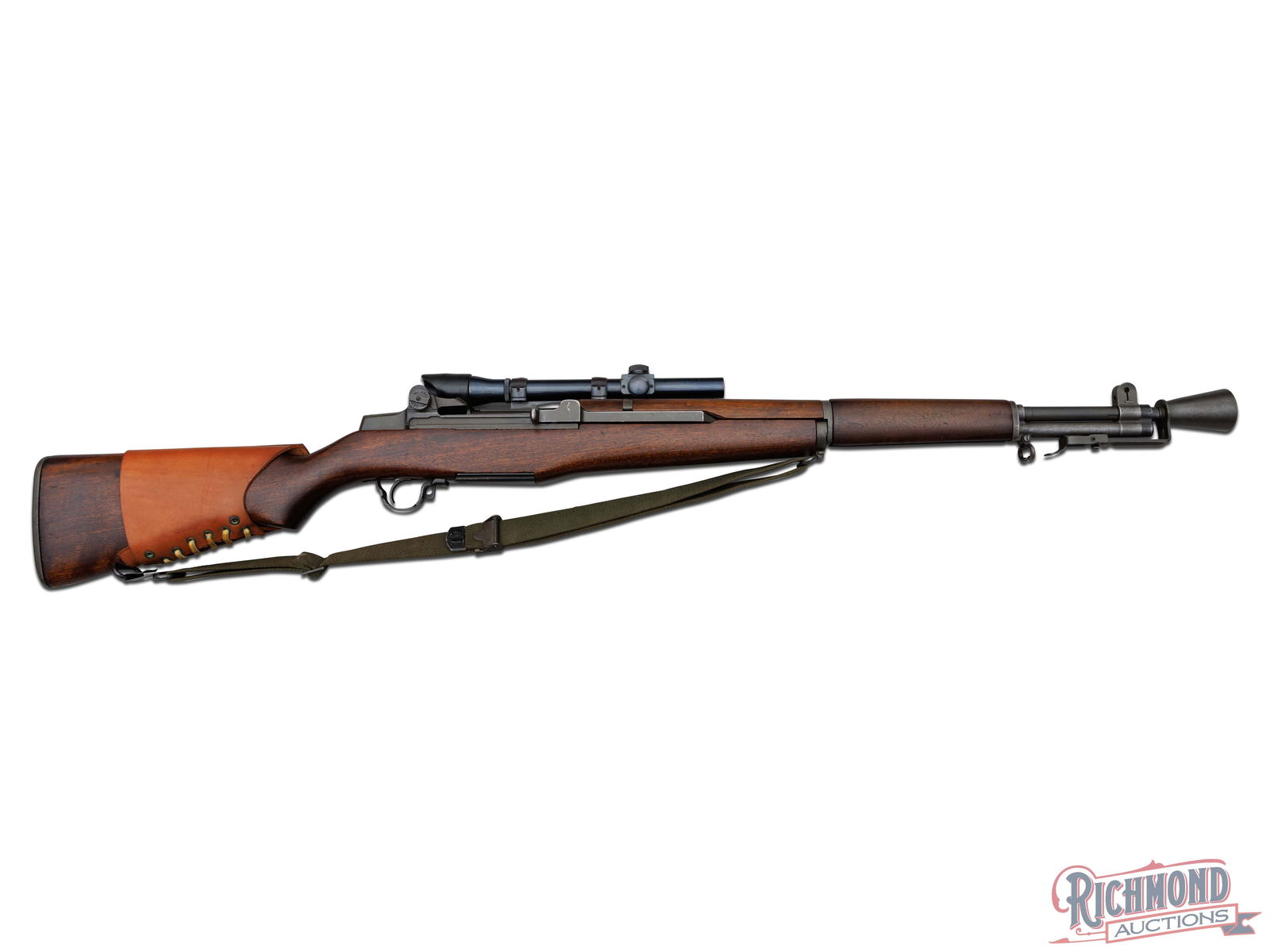 Late WW2 Era Springfield Armory M1C Garand Sniper Semi-Automatic Rifle .30-06 Caliber (1 of 7)