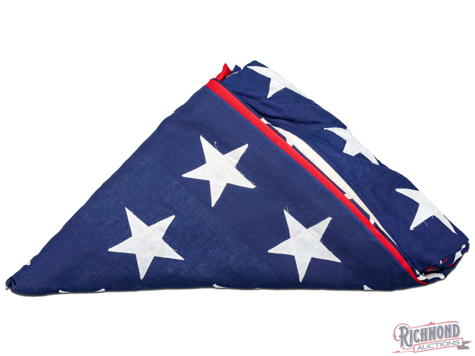 WWII Era Valley Forge Cotton 48 Star American Flag 9-1/2' x 5' (1 of 2)