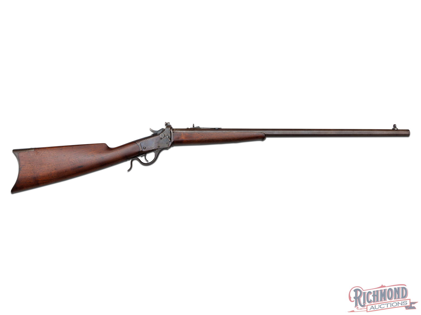 Custom Winchester Model 1885 Lo-Wall Single Shot Rifle With Remington Barrel 25-20 Repeater Caliber (1 of 10)