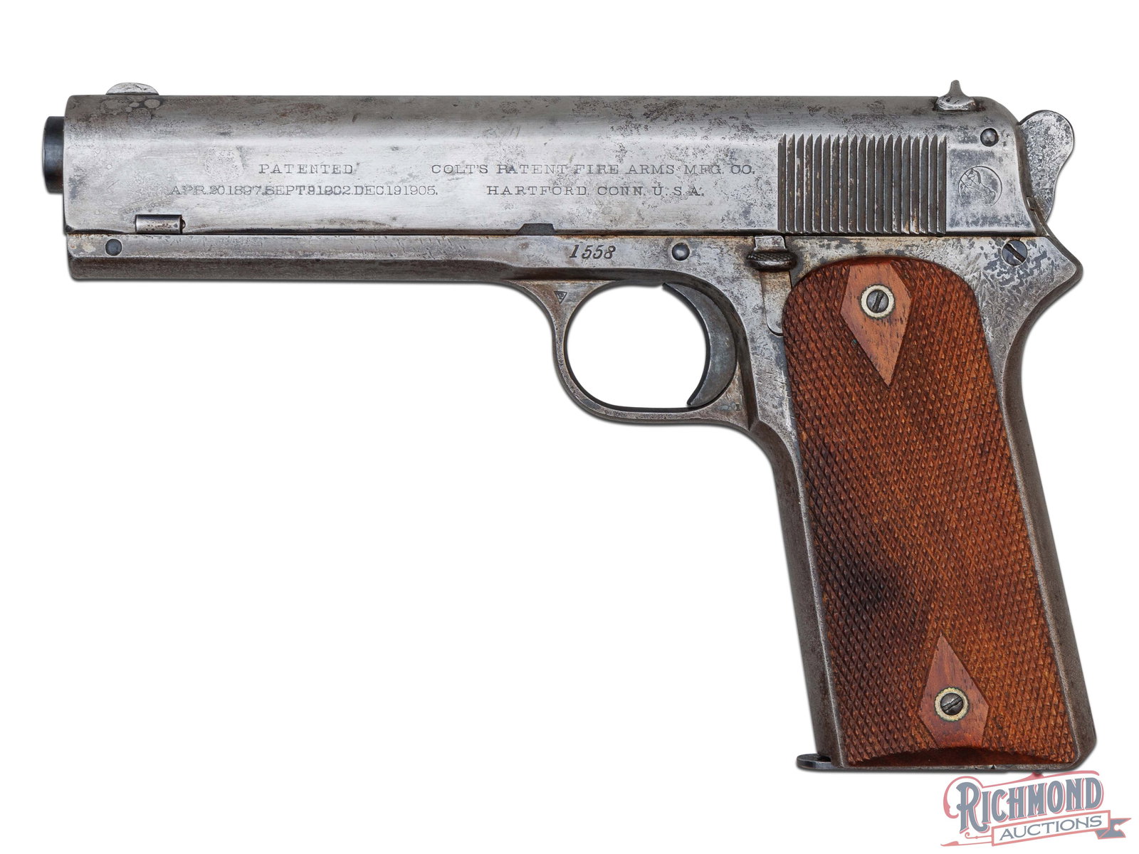 1907 Colt .45 Automatic Pistol Model of 1905 (1 of 4)
