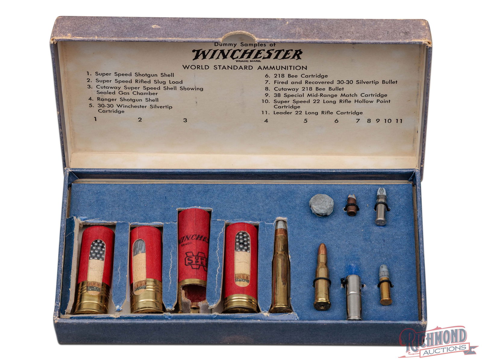 Winchester Salesman Dummy Sample Shotshells & Cartridges in Factory Box (1 of 4)
